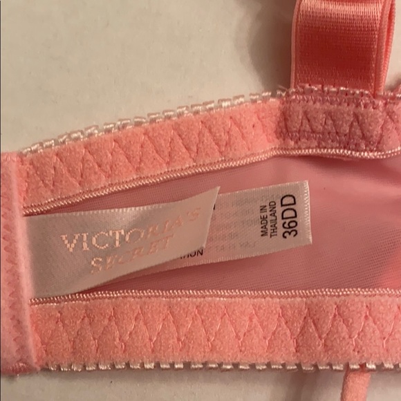 NEW 2006 vintage Victoria’s Secret floral embroidery mesh bra & v-string - Picture 5 of 9